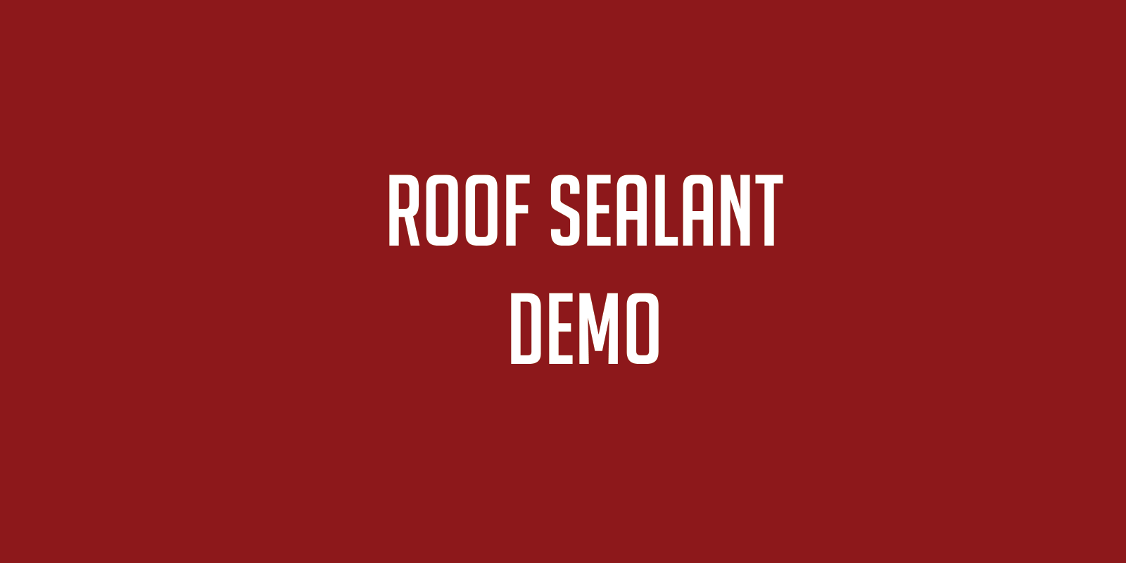  Roof Sealant